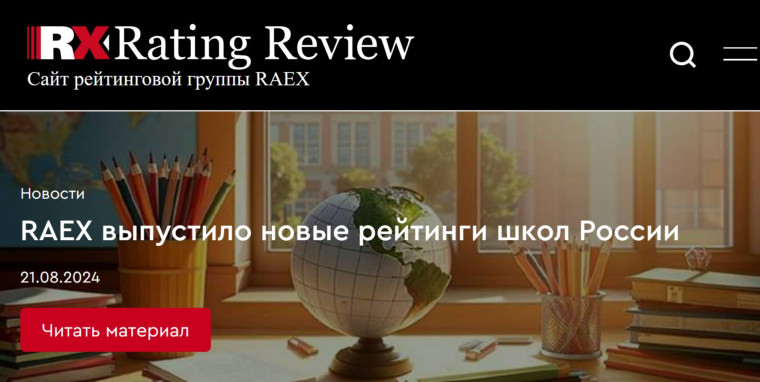 Лицей в рейтинге РАЭКС.